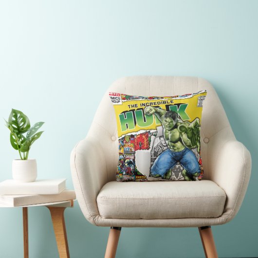marvel comics  hulk Throw Pillow クッション (椅子)