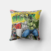 marvel comics  hulk Throw Pillow クッション (裏面)