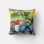 marvel comics  hulk Throw Pillow クッション (正面)