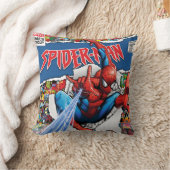 marvel comics  spider man Throw Pillow クッション (ブランケット)