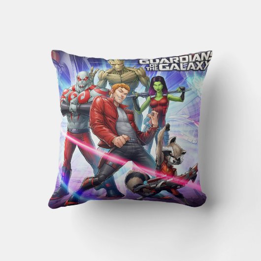marvel comics Throw Pillow クッション (裏面)