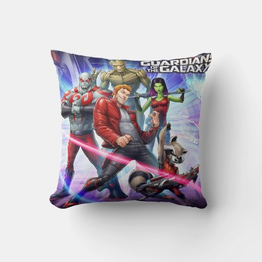 marvel comics Throw Pillow クッション (正面)