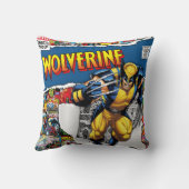 marvel comics  Wolverine  Throw Pillow クッション (裏面)