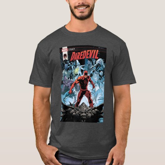 Marvel Daredevil Legacy Comic Cover vintage Tシャツ (正面)