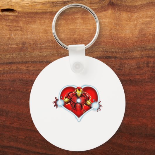 Marvel Iron Man Heart Blaster Glow Valentine Graph キーホルダー (正面)