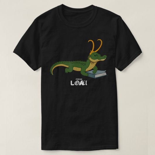 Marvel Loki Alligator Loki Variant Book Reader Tシャツ (デザイン正面)