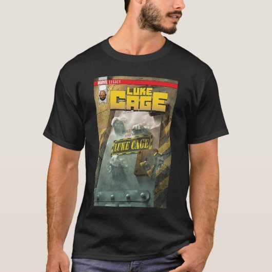 Marvel Luke Cage Breakout Legacy Comic Cover girl Tシャツ (正面)