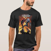 Marvel Spider-Man Black Cat Comic Cover Tシャツ (正面)