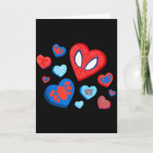 Marvel Spider-man Spidey Hearts Valentines Day  カード (正面)
