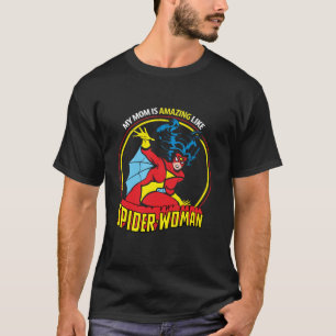 Marvel Spider Woman My Mom is Amazing Mother s Day Tシャツ