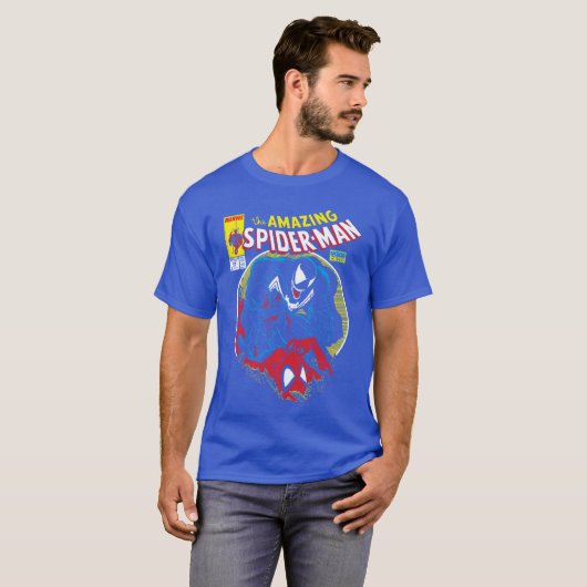 Marvel SpiderMan VS Venom Bloody Battle Comic Cove Tシャツ (正面フル)