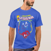 Marvel SpiderMan VS Venom Bloody Battle Comic Cove Tシャツ (正面)
