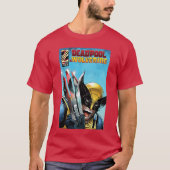Marvel Studios Deadpool Wolverine Comic Cover Homa Tシャツ (正面)
