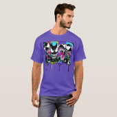 Marvel Venom Colorful Comic Panel family Tシャツ (正面フル)
