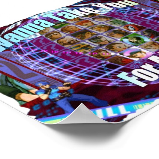 Marvel vs Capcom 2 Wanna Take You For A Ride ポスター (角)