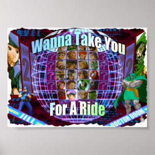 Marvel vs Capcom 2 Wanna Take You For A Ride ポスター