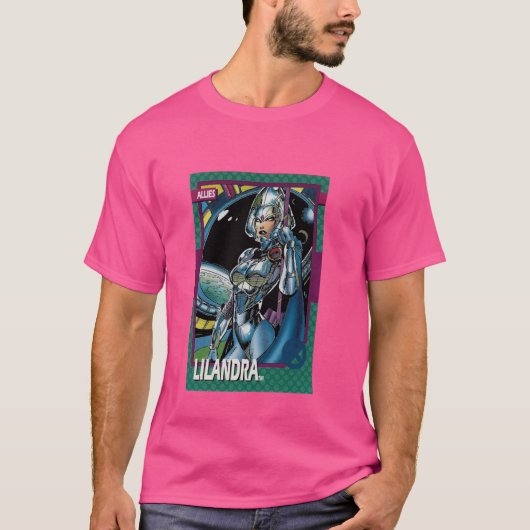 Marvel X-Men Lilandra Epicポートレート同盟カードVi Tシャツ (正面)