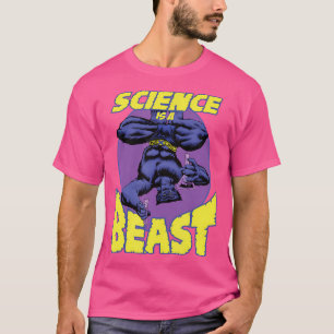 Marvel X-Men Science Is A BeastレトロDr. Mcoy Po Tシャツ
