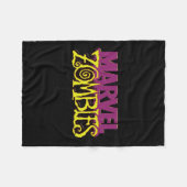 Marvel Zombies公式カラーロゴハロウィーン フリースブランケット (正面(横))
