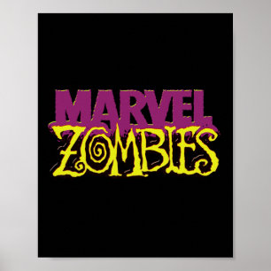 Marvel Zombies公式カラーロゴハロウィーン ポスター
