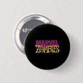 Marvel Zombies公式カラーロゴハロウィーン 缶バッジ (正面&裏面)