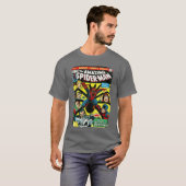 Marvelhe Amazing SpiderMan Comic Book Cover funny Tシャツ (正面フル)