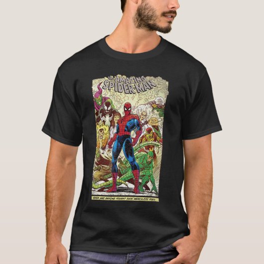 Marvelhe Amazing SpiderMan Comic funny Tシャツ (正面)
