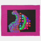 Marvelous Miss Funny Girl フリースブランケット (正面(横))