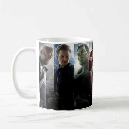 Marvels Theme Mug or Cup コーヒーマグカップ (左)
