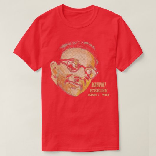 MARVINホラーホストショックシアターシカゴWBKB Tシャツ (デザイン正面)