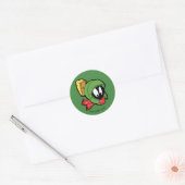 MARVIN MARTIAN™ "Outta This World"休日 ラウンドシール (封筒)