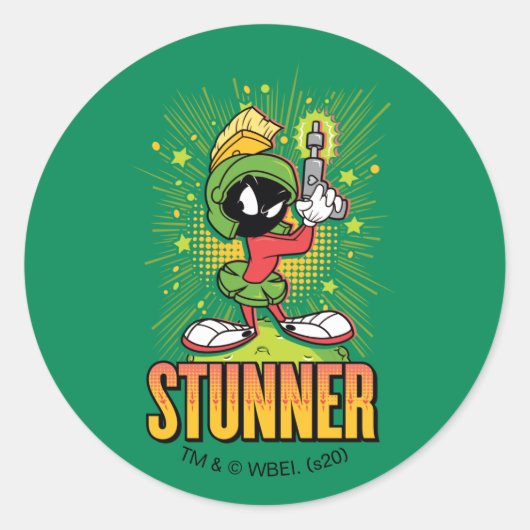 MARVIN MARTIAN™ - Stunner ラウンドシール (正面)