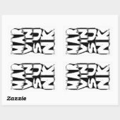 Marvin Sundステッカー 長方形シール (シート)