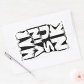 Marvin Sundステッカー 長方形シール (封筒)