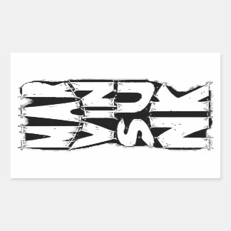 Marvin Sundステッカー 長方形シール