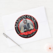 Marvin Sund - True Gritスタンプ ラウンドシール (封筒)