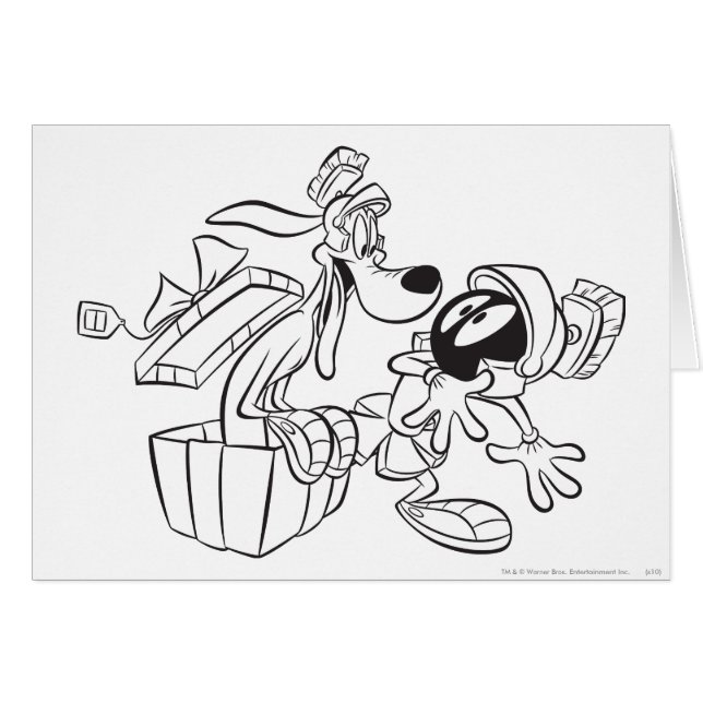 MARVIN THE MARTIAN™とK-9ギフトサプライズ (正面横)