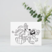 MARVIN THE MARTIAN™とK-9ギフトサプライズ ポストカード (スタンド正面)