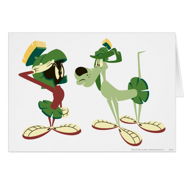 MARVIN THE MARTIAN™とK-9 (正面横)