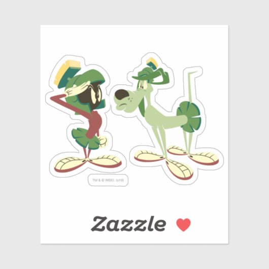 MARVIN THE MARTIAN™とK-9 シール (シート)