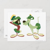 MARVIN THE MARTIAN™とK-9 ポストカード (正面/裏面)