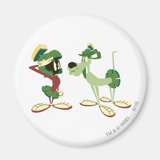 MARVIN THE MARTIAN™とK-9 マグネット (正面)