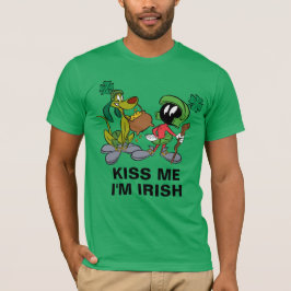 MARVIN THE MARTIAN™とK-9 |聖パトリックの日 Tシャツ
