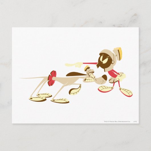 MARVIN THE MARTIAN™とK-9 4 ポストカード (正面)