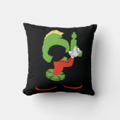 MARVIN THE MARTIAN™シルエットとレイガン クッション (正面)