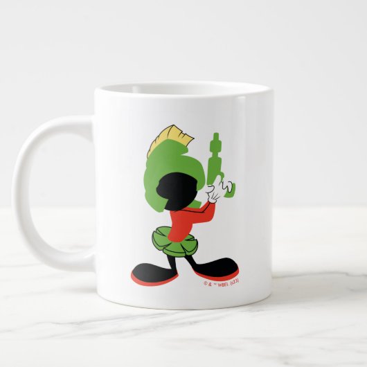 MARVIN THE MARTIAN™シルエットとレイガン ジャンボコーヒーマグカップ (左)