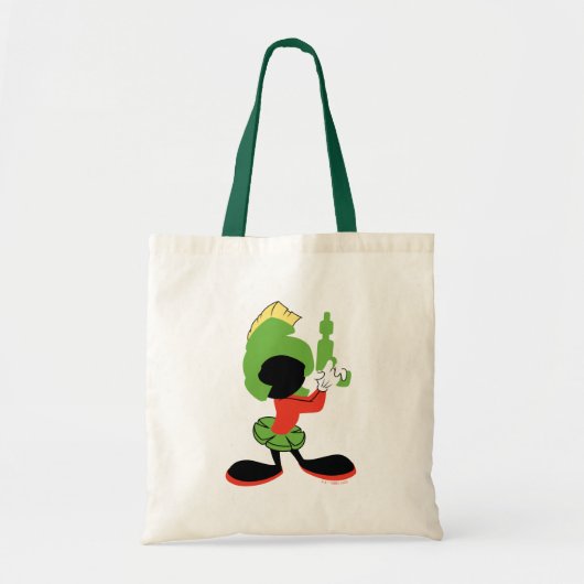MARVIN THE MARTIAN™シルエットとレイガン トートバッグ (正面)