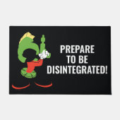 MARVIN THE MARTIAN™シルエットとレイガン ドアマット (正面)