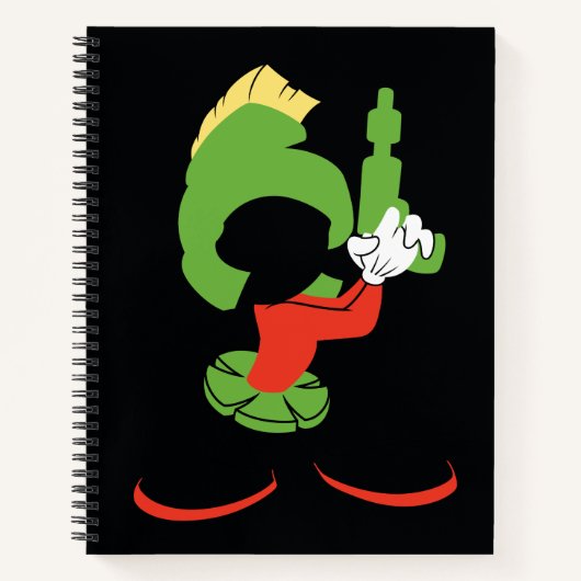 MARVIN THE MARTIAN™シルエットとレイガン ノートブック (正面)