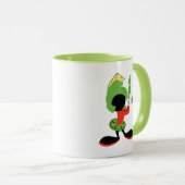 MARVIN THE MARTIAN™シルエットとレイガン マグカップ (正面右)